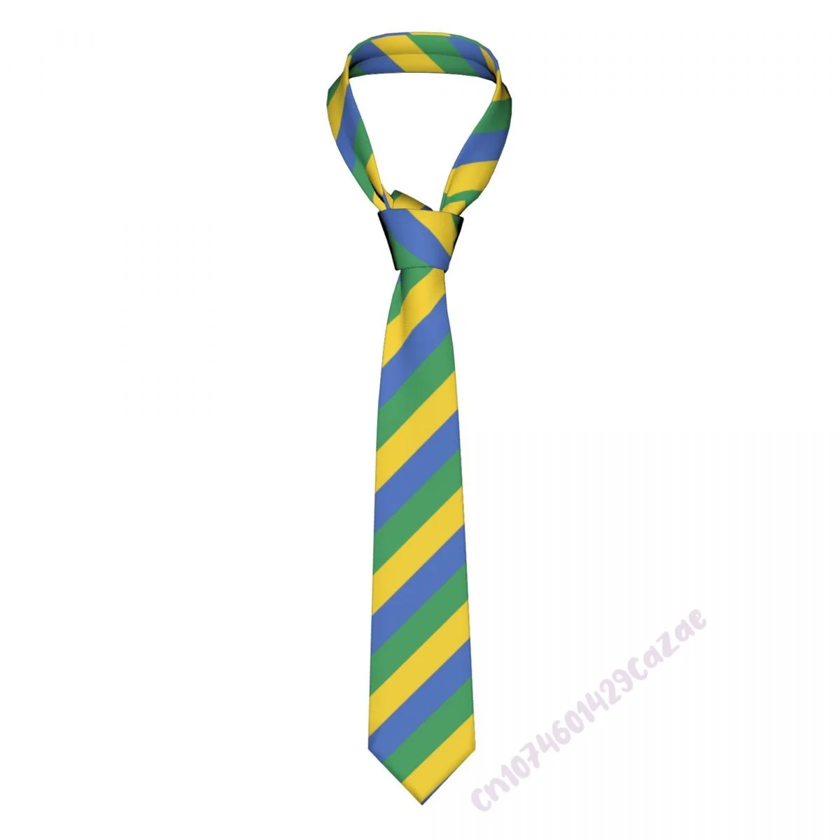 

Gabon Flag Neck Ties For Men Women Casual Plaid Tie Suits Slim Wedding Party Necktie Gravatas For Gift Proud