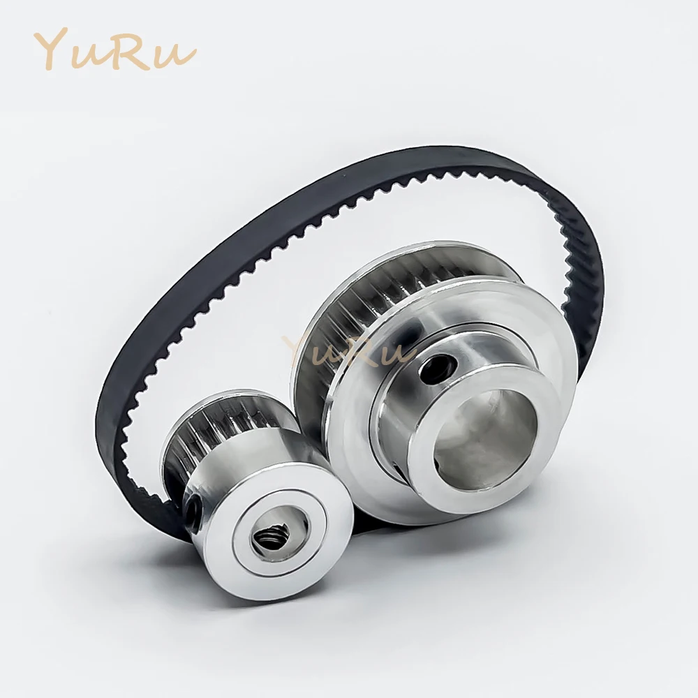 2M 2GT 16 48Teeth GT2 16T 48T 3:1 Timing Pulley Belt Kit Bore 3~12mm Belt Width 6mm Tensioning Wheel Synchronous Pulley Belt Set