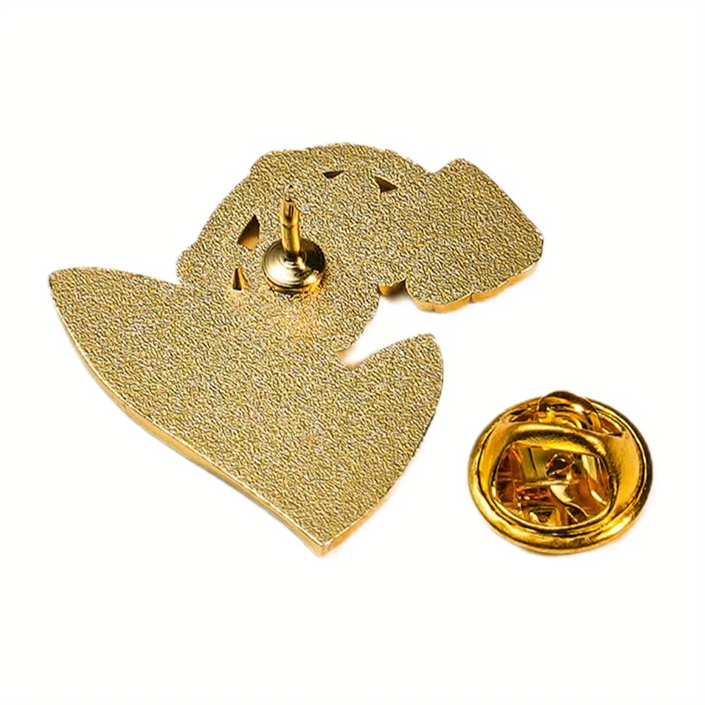 دبوس المينا الصلب للهالوين كاواي شبح في ليلي أوف ذا فالي، بروش معدني على شكل زهرة نباتية كهدية إكسسوار للمجوهرات