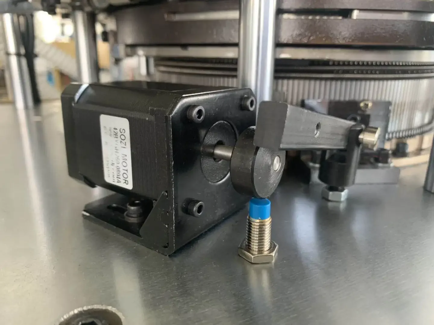 Plain Automatic Sock Knitting Machine Touch Screen Servo Motor Wool Hat Industry Accessories Manufacturing Machine Yellow OPEK