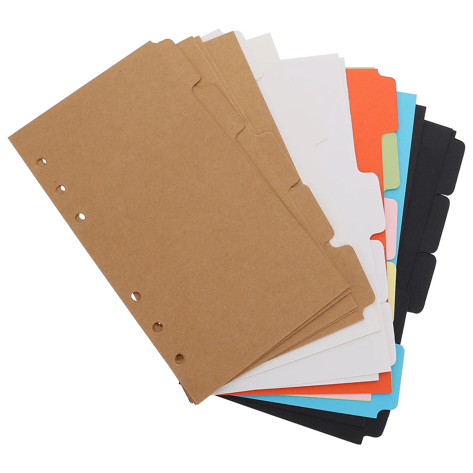 

20pcs Index Page Tabs Portable Paper Index Dividers For Notebooks Files Books Planners Binder Organizers Study Office Supply