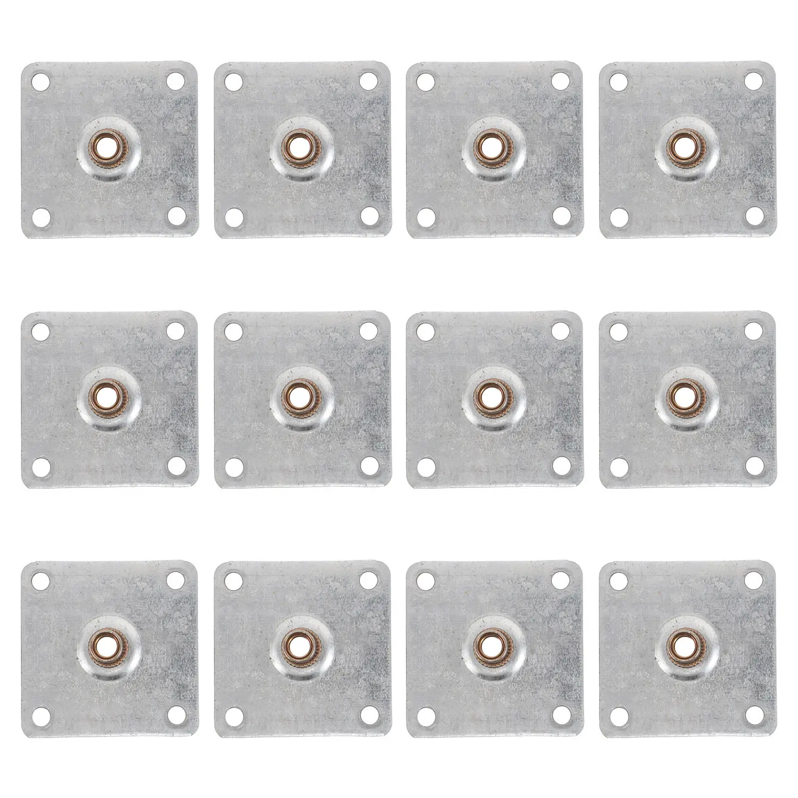 12 Pcs Couches Furniture Part Parts Fittings Connector Hardware For Legs Dining Table Brackets Flat Fixing Brace Connecting