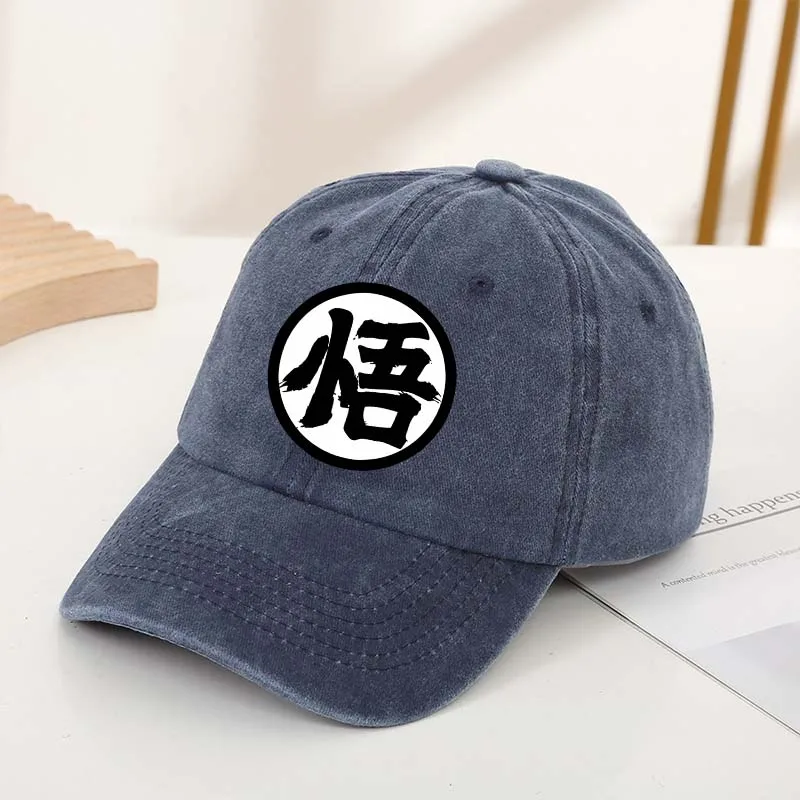 Dragon Balles Figures Peaked Caps Cartoon Anime Printed Boy Hats Trendy Cool Baseball Cap Summer Leisure Outdoor Hat Headwear view 3