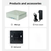 Intel N100 Mini Host Computer Desktop Dual Network Barebone Port Micro Office Portable Mini Host Home 6