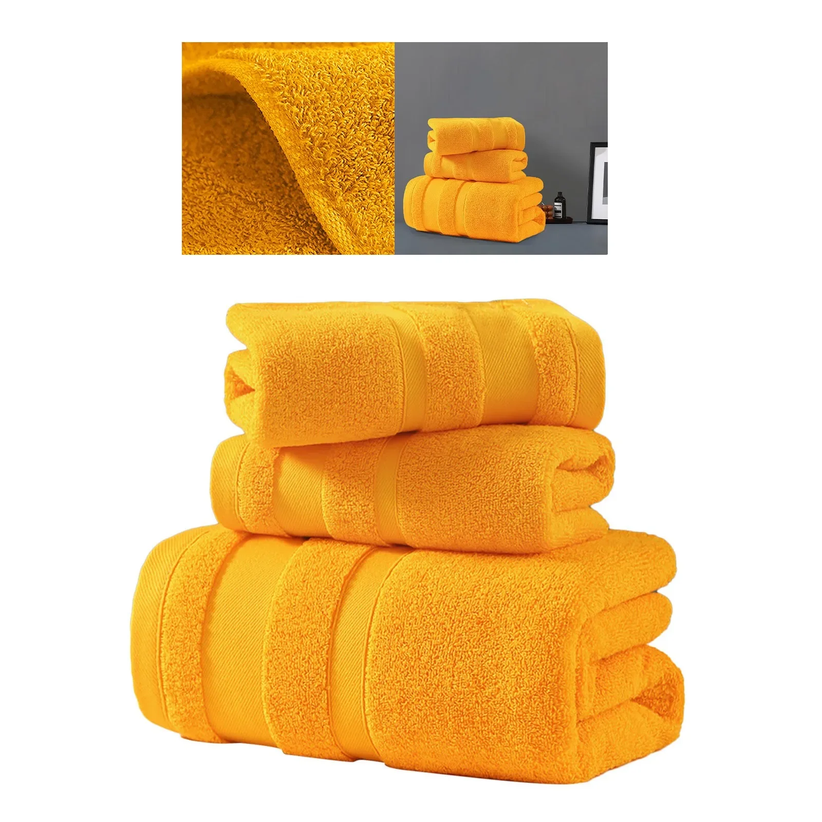 Solid Color Cotton Comfortable Cotton Towel Bath Towel Absorbent Best Shower Towels Sold Single Piece Single Piece Product