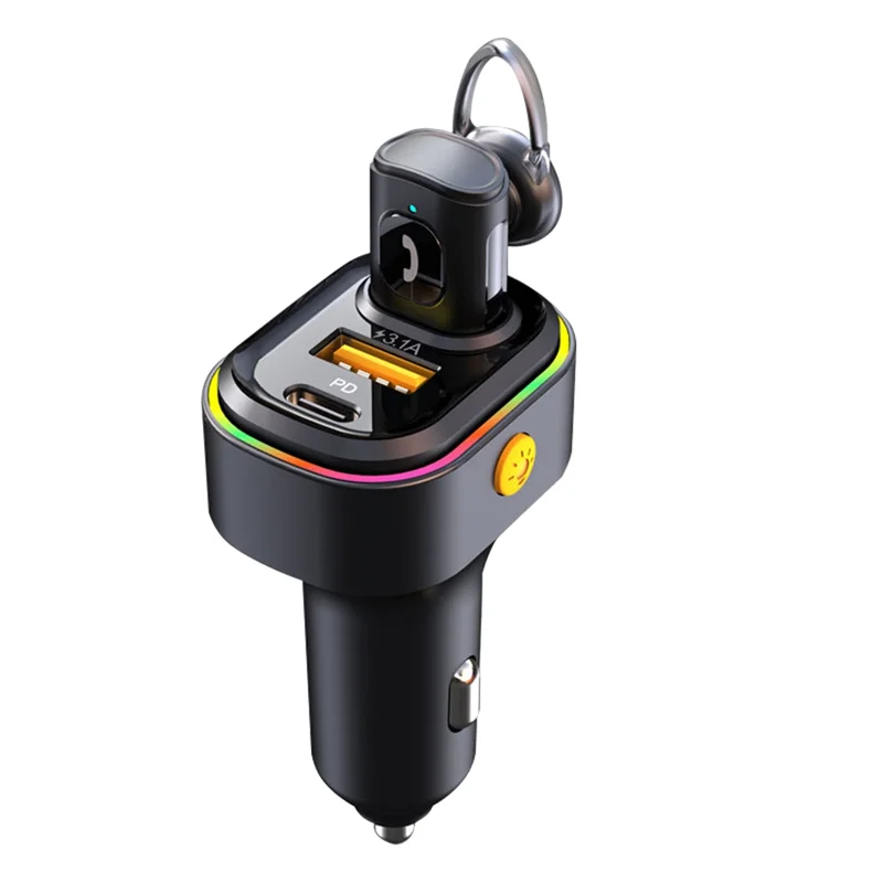 POP-lIn-Ear Voice Control Wireless Bluetooth Headset Noise Canceling Car Headphone Type-C PD25W Fast Charge Car