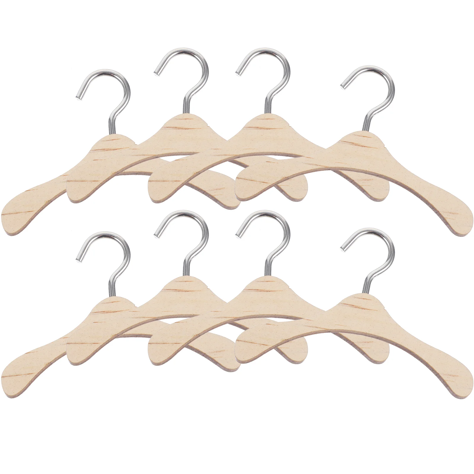 

10pcs Wooden Hanger BJD Dolls Hanger Wooden Clothes Hanger Dolls Accessory Hanger Wooden Clothes Hanger (75cm)