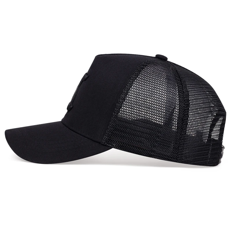 Unisex LK Buchstaben Stickerei Baseball Net Caps Outdoor Einstellbar Frühling und Sommer Casual Sonnenschutz Hut Sport Cap – Detail 4