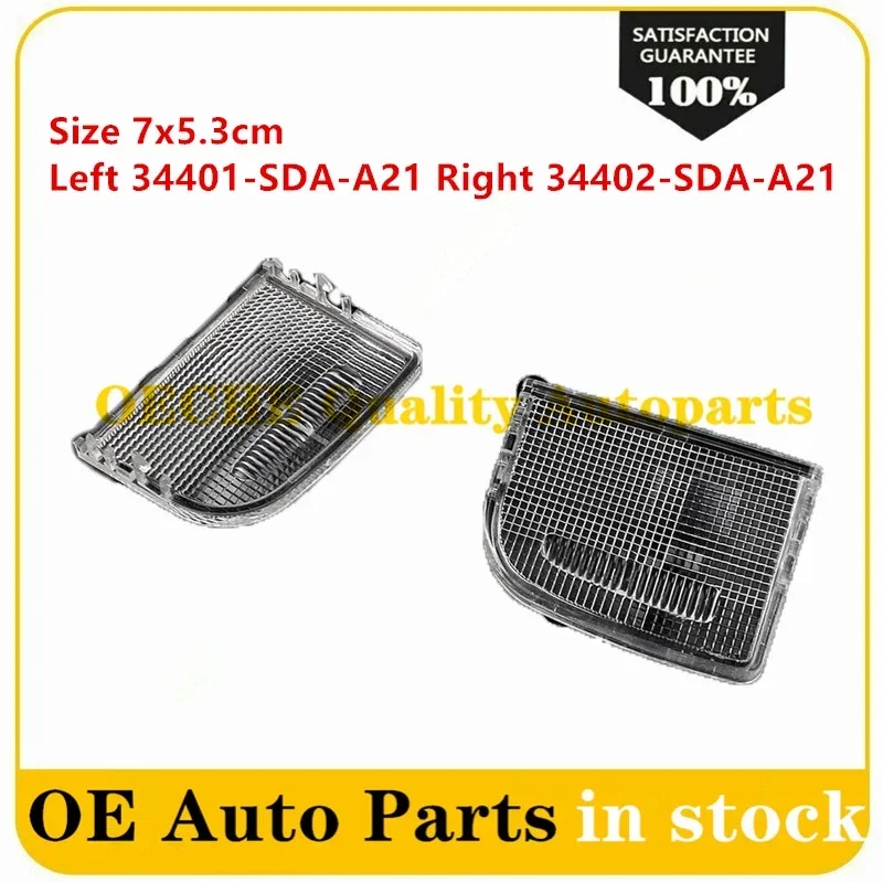 

34401-SDA-A21 34402-SDA-A21 Two Option 9x7cm/7x5.3cm Front Rear Dome Light Lens Reading Lamp Cover Cap Housing for HONDA New