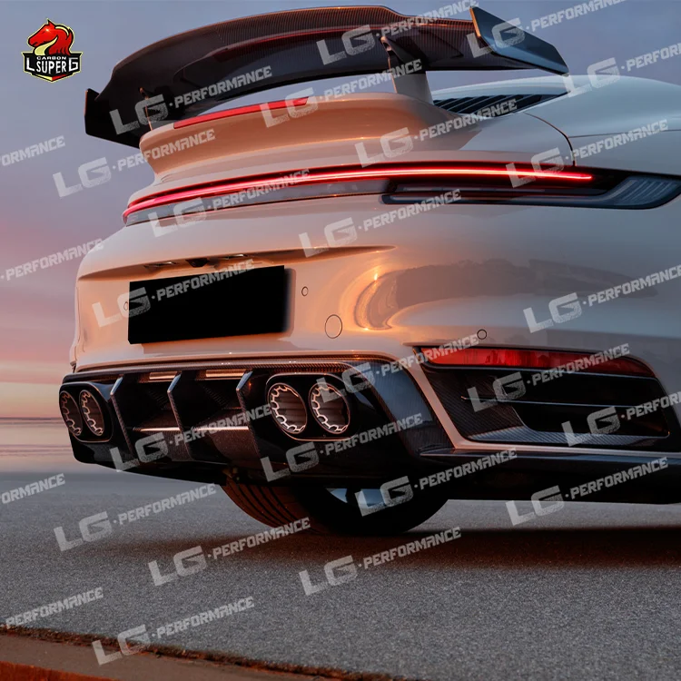 Neues Design Kohlefaser-Bodykit für Porshce 911 992 Turbo s Upgrade auf B-Style Body Kit mit Front lippe Heck diffusor