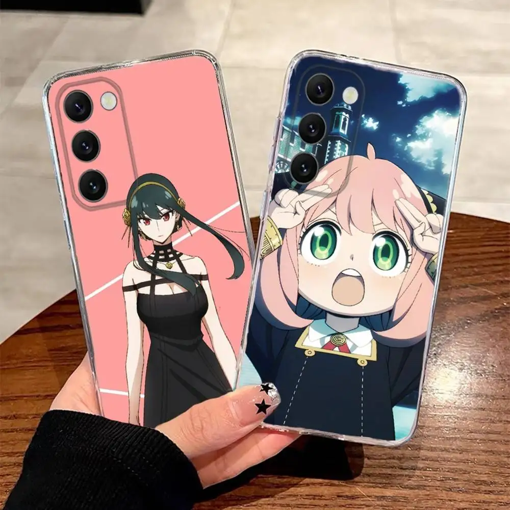 

S-Spy Anya F-Family Phone Case For Samsung S30,23,21,22,20 FE lite,S10,9,PIus Note20ultra Soft Transparent