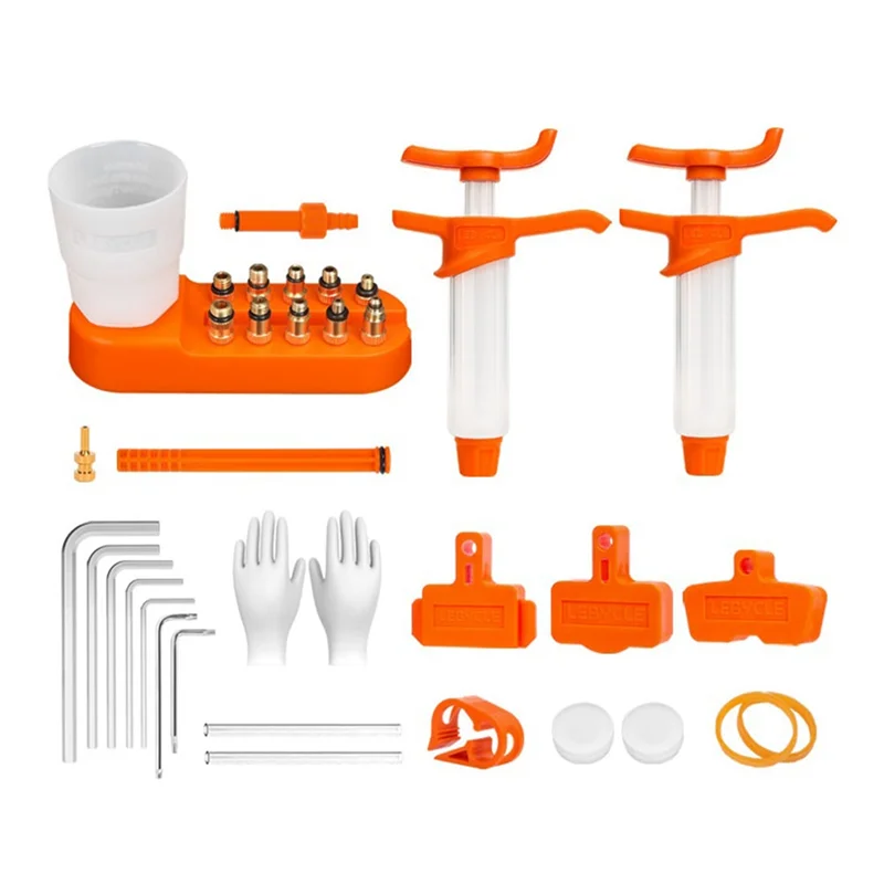 

A51Q-MTB дорожный велосипедный гидравлический дисковый тормоз, инструмент для замены масла для Shimano, система инструментов для прокачки тормозного масла, инструмент для минерального масла