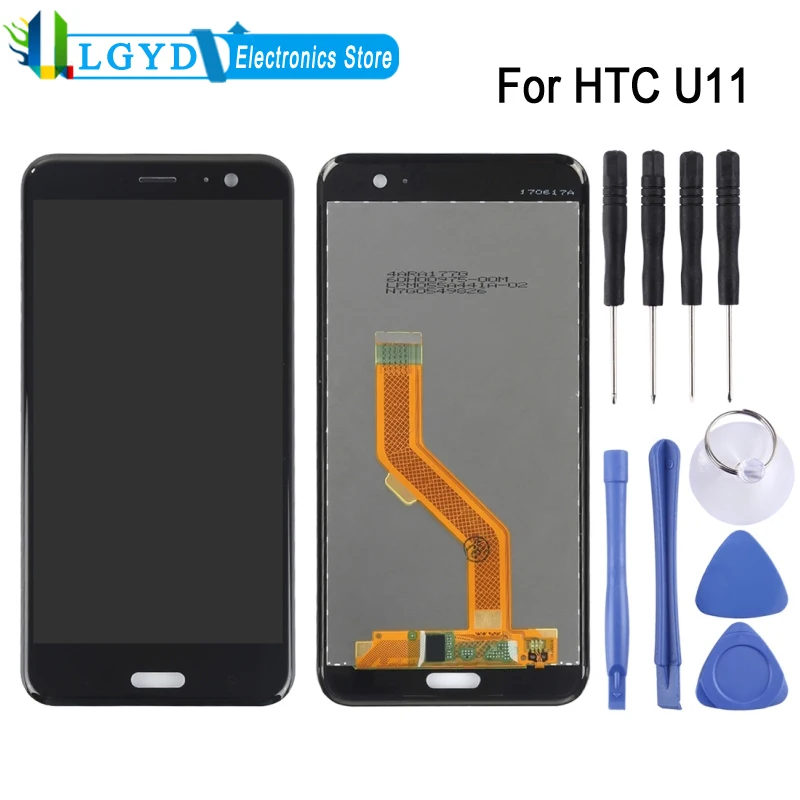 

5.5-inch LCD Screen for HTC U11 LCD Display with Digitizer Full Assembly Replacement Part