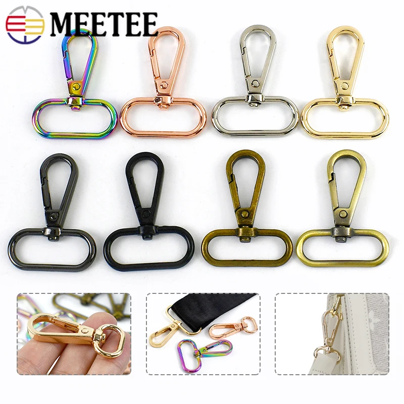 

5/10P 13-50mm Sewing Metal Bags Buckle Backpack Strap Swivel Lobster Clasp Chain Trigger Clip Snap Hook DIY Hardware Accessory