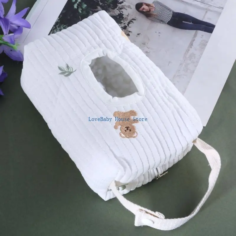 BX0D – rangement à rabat, boîte à mouchoirs en coton, organisateur lingettes humides, boîte