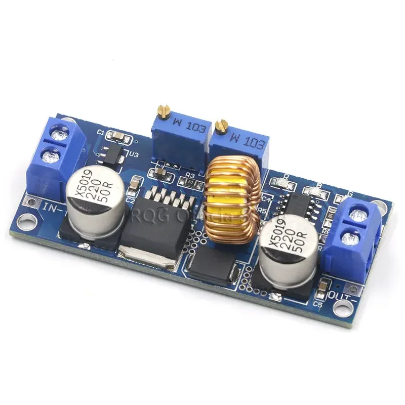 CC/CV 5A Lithium Charger Board XL4015 Adjustable 6-38V To 1.25-36V DC Step Down Power Supply Buck Module