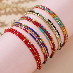 Go2boho Native Style Miyuki Bracelet for Women Fashion Fall Winter Simple Bracelets Jewellery Jewelry Gift Pulseras Femme