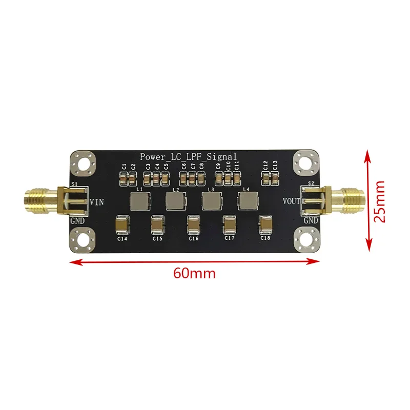 Ultra-Low Noise DC Signal Filter Module, Low-Pass Filter for Dual Positive/Negative Voltage Noise & Ripple Suppression