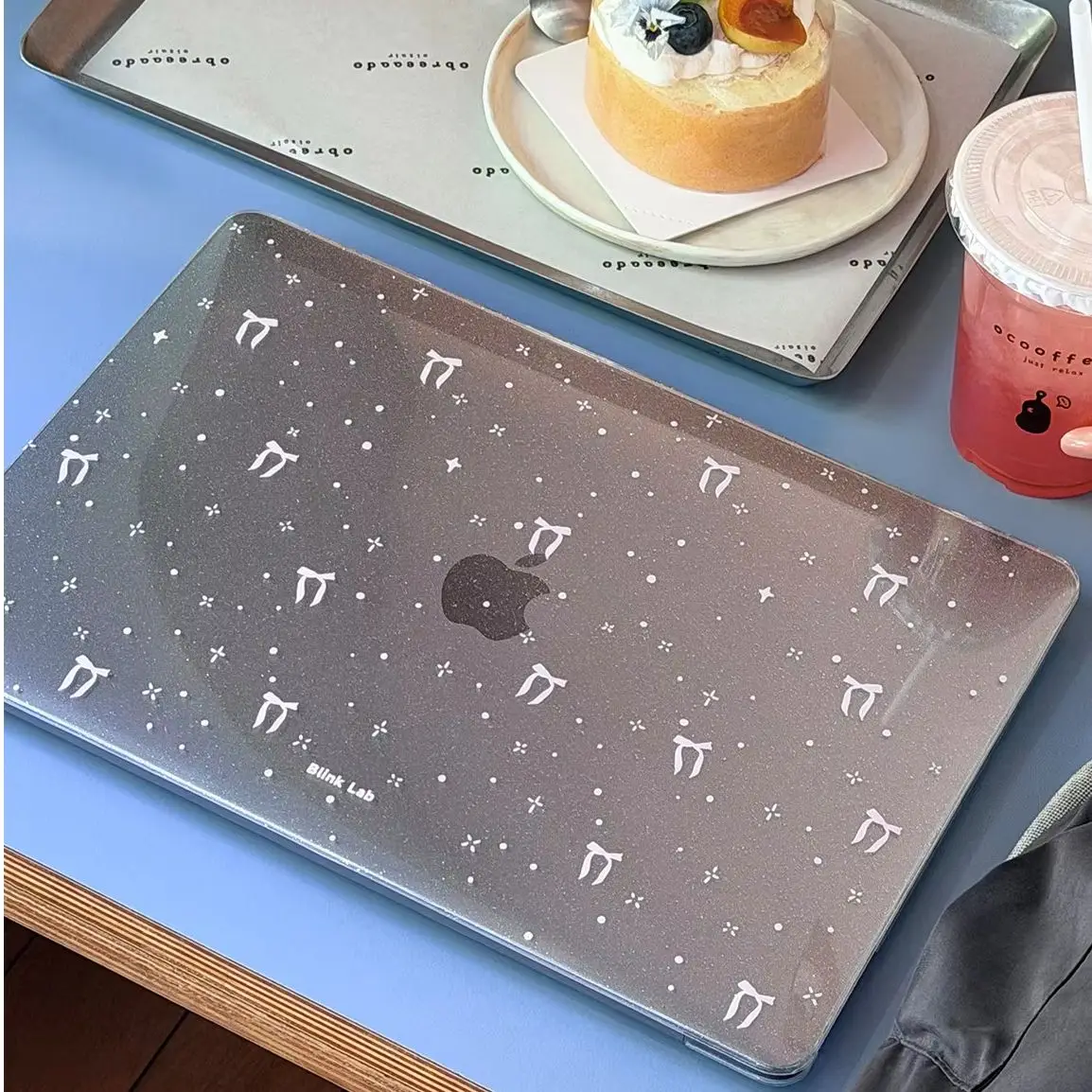 Bow Stars Clear New Laptop Case For Macbook 13Neo A3404 Air 13.6 M4 M3 M2 A2681 A3113 A3240 Air13.3 A1932 Air15 Protective Cover