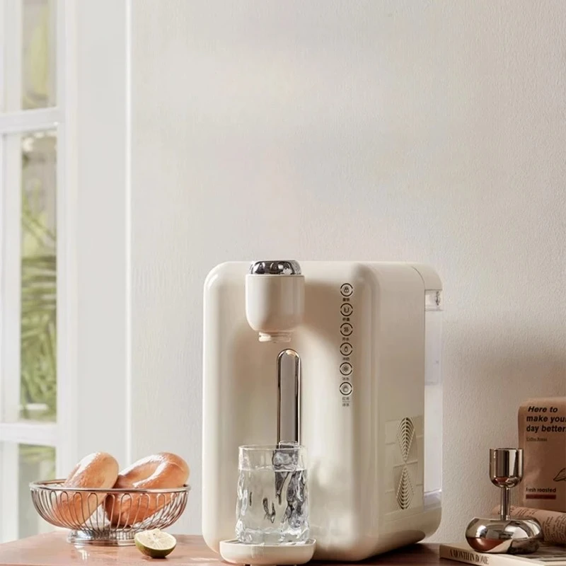 Countertop Instant Hot Cold Water Dispenser, Smart Strontium‑Rich Mineral Water Machine for Home Tea‑Making