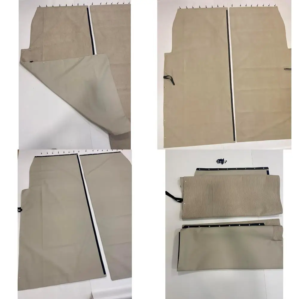 

Blackout Faux Leather Velour Sleeper Curtains for Freightliner Classic FLD 120/132 Privacy and Comfort Enhancement