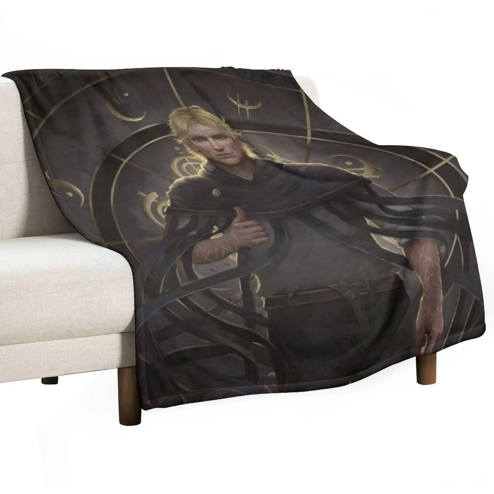 Mistborn - Kelsier snaps in the Pits of Hathsin Throw Blanket Soft Comforter Personalized Gift Plush Blankets