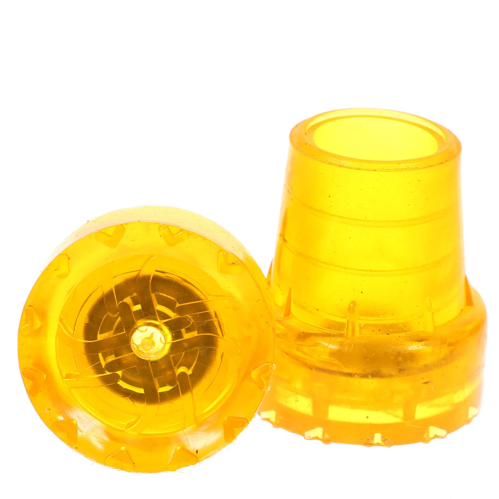 

6 шт., защита для наконечника костыля, нескользящая резиновая накладка для трости, износостойкая крышка для головы трости, прочный светло-оранжевый