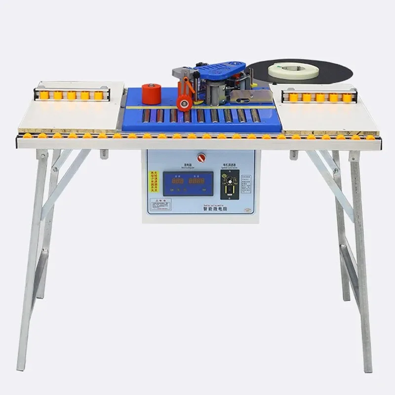 1200W Edge Banding Machine Portable 6-60mm Woodworking Pulley System for Small Projects Trimming And Banding Tool