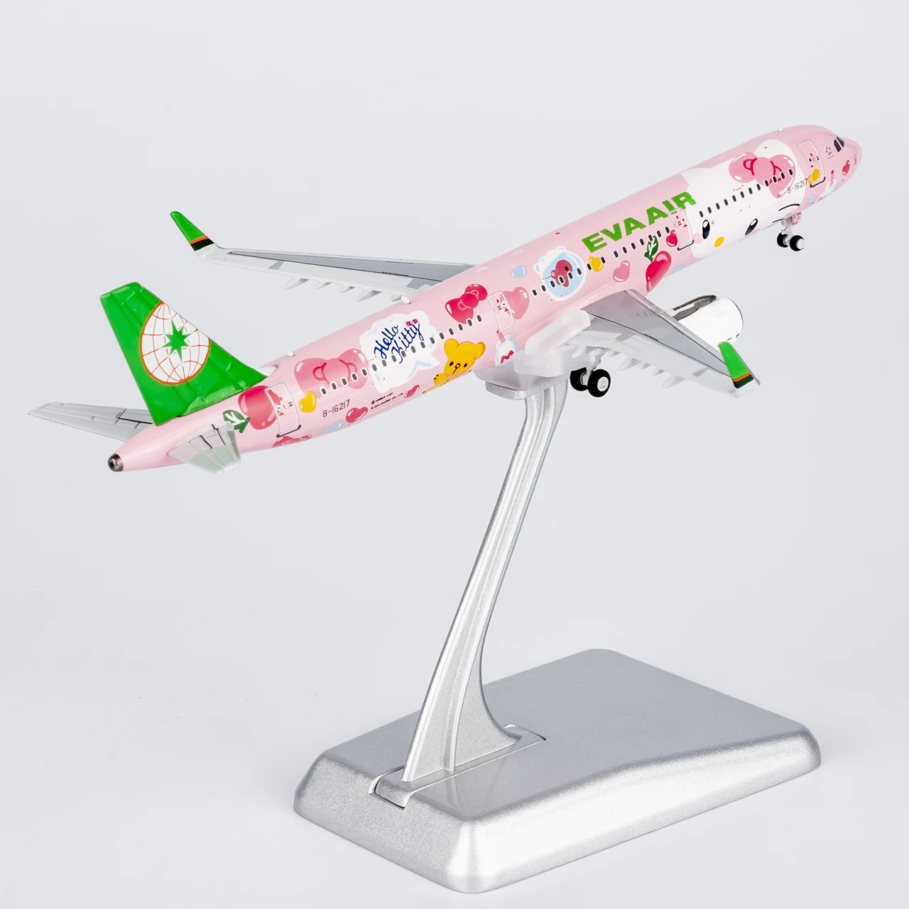 13122 alliage avion à collectionner cadeau NG modèle 1:400 Eva Airways "StarAlliance" Airbus A321 modèle d'avion moulé sous pression B-16217