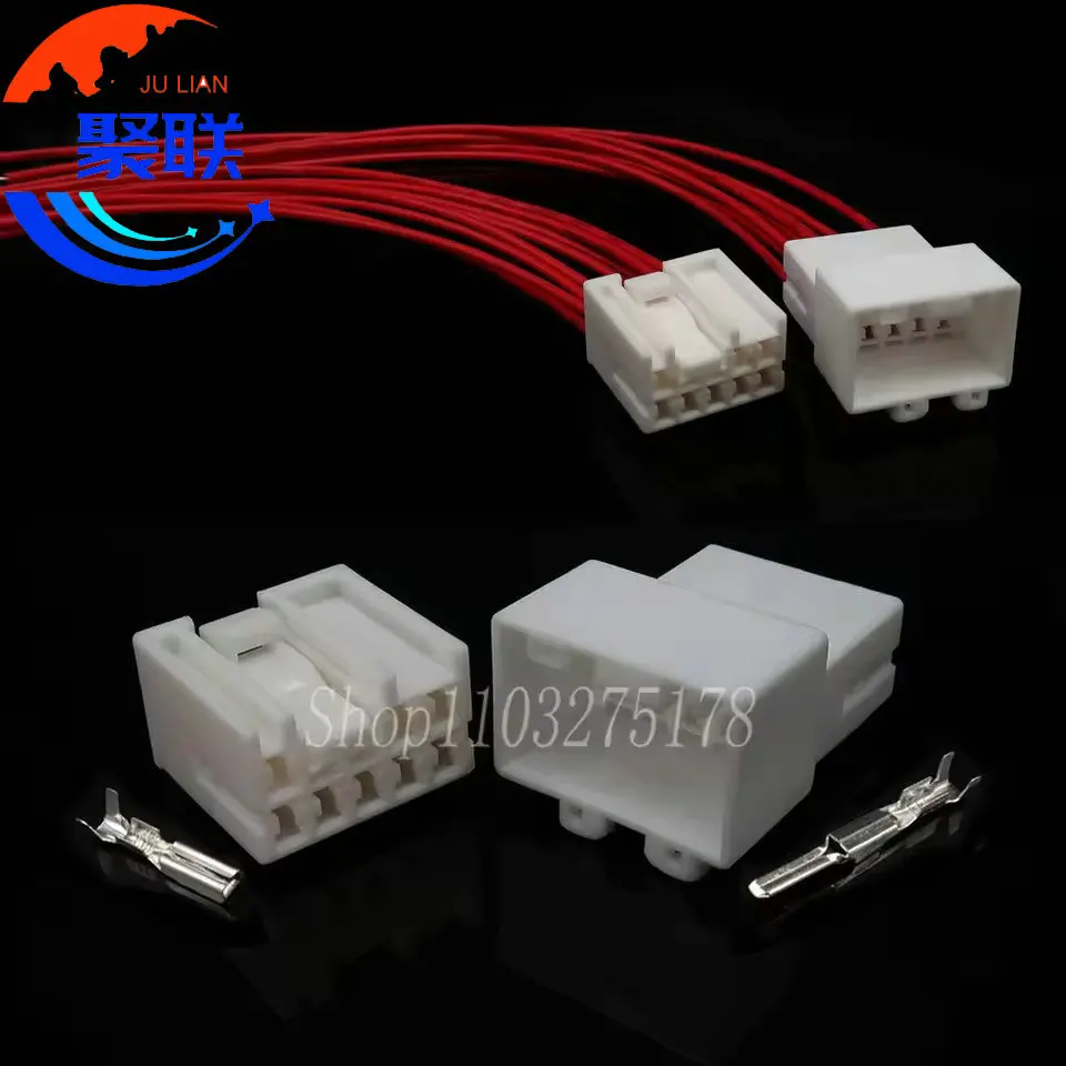 1Set 8Pin 936242-1 936233-1 Automotive Electric Connector Cable Harness Socket With Pin Or Wire