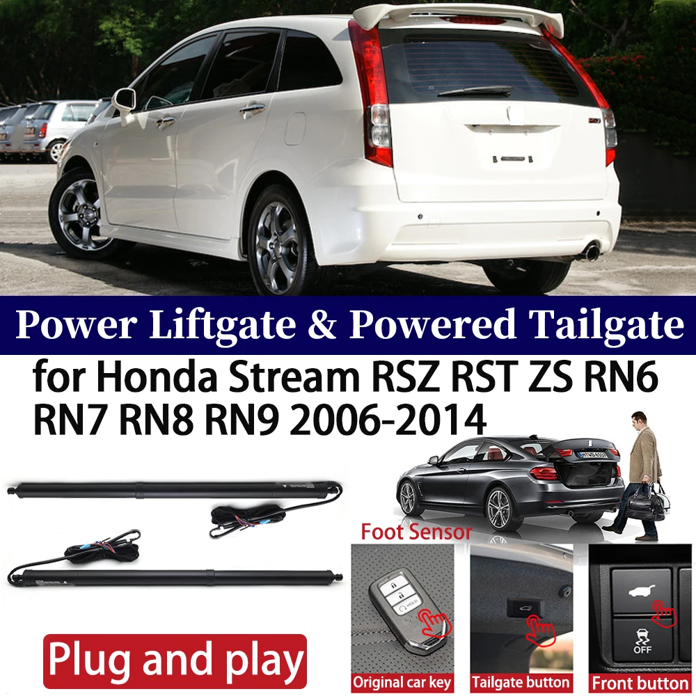 

ZhuCamX for Honda Stream RSZ RST ZS RN6 RN7 RN8 RN9 2006-2014 Car Power Liftgate Automatic One-Click Powered Tailgate Strut