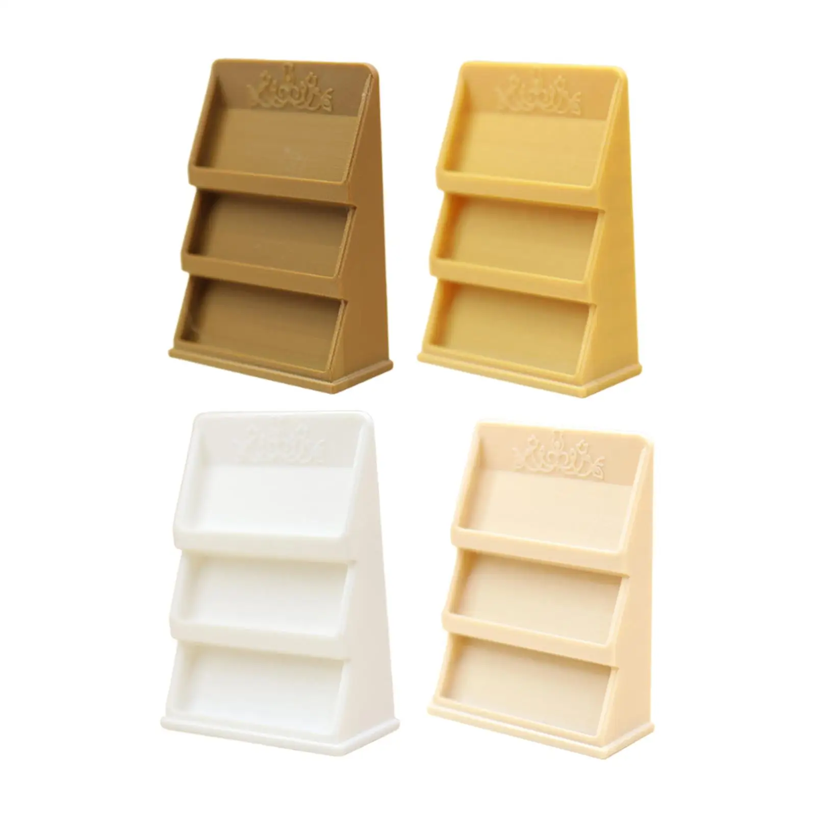 رف كتب لبيت الدمى يمكنك صنعه بنفسك لعبة أرفف كتب صغيرة لأثاث بيت الدمى نموذج رف للمشهد المصغر