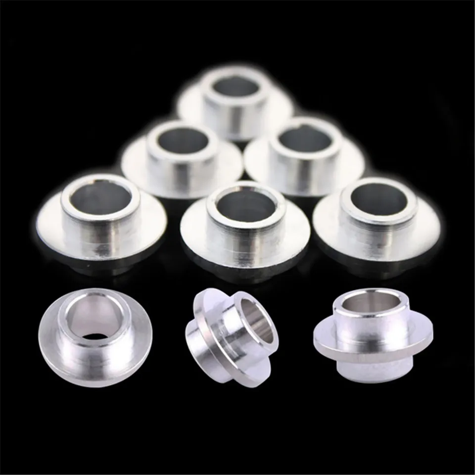 Aluminium Spacers for Roller Skates 8 Pcs / lot Bushing Fit for SEBA POWERSLIDE Skating Parts Aluminium Alloy Axle Sleeve