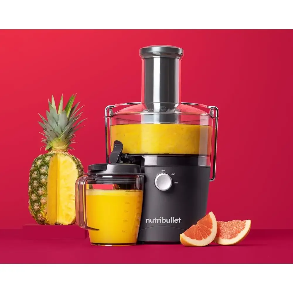 NutriBullet Juicer 700W with 27oz Juice Pitcher Stainless Steel Sieve Fresh Juice Maker Kit Dual Speed Control Easy Clean