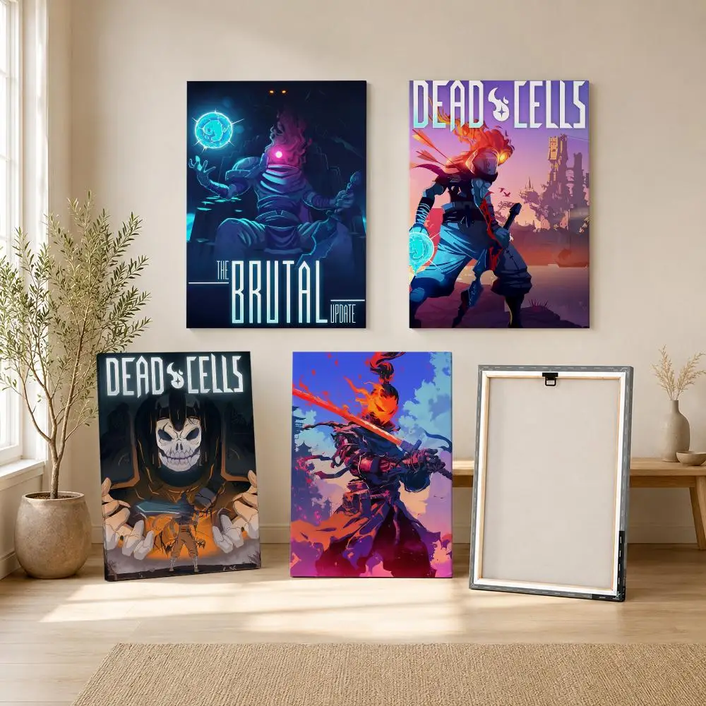 Game D-Dead C-Cells Fast Paced Framed Wall Painting Framed Canvas Wall Art Print | Modern Poster | Home Hallway Decor