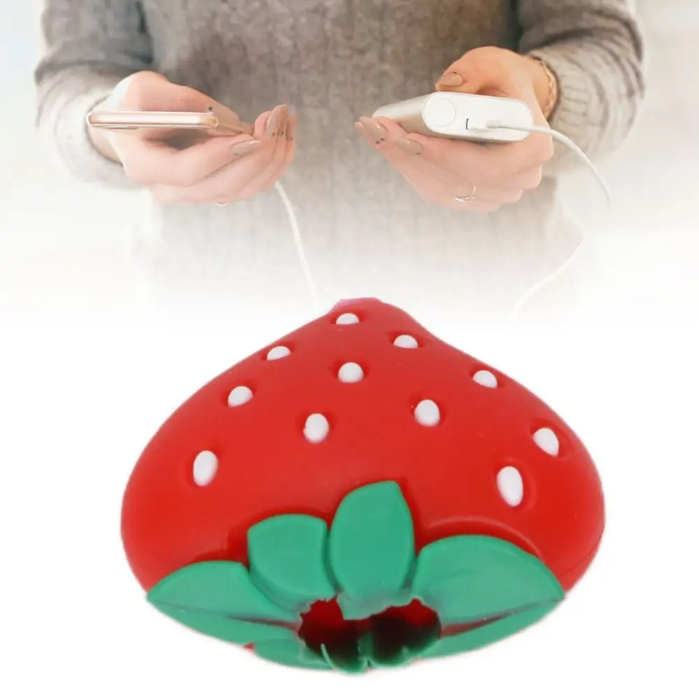Portable PVC Data Line Protector Soft Fruit Shape Phone USB Cable Protector Charger Wire Holder Organizer