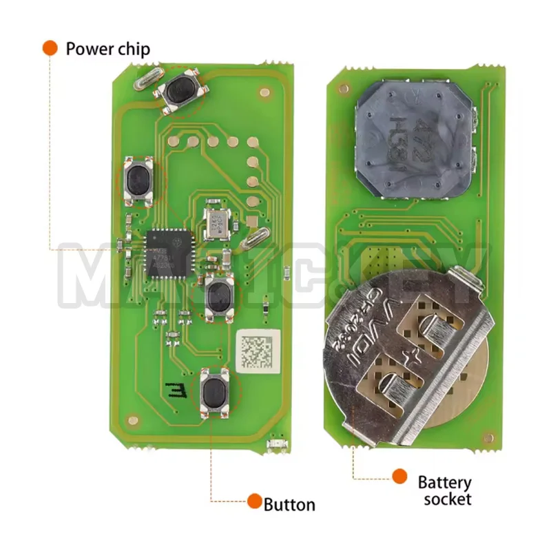 1 Uds Xhorse VVDI Toyota estilo versión Global XM38 mando a distancia Universal para coche llavero en blanco XSTO03EN para llave de coche llave inteligente