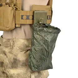 Tactical Magazine Molle Folding Cummerbund Dump Pouch, Velocidade, Mil-Grade, Elástico, Ultra Leve, Magazine, Tático, Caça Acessórios