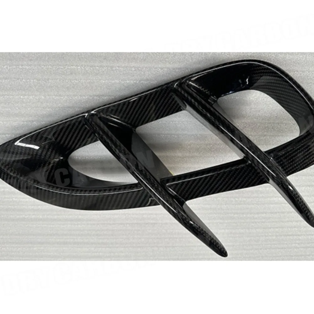 for Porsche 718 Cayman Boxster Coupe 2016-2020 Dry Carbon Fiber Side Fender Intakes Air Vents Trim Cover Caps Spoiler Tuning