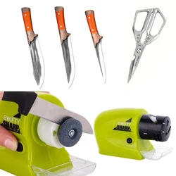 New electric fast knife sharpener, multi-functional kitchen knife scissors cutting professional tools for home kitchen chefs