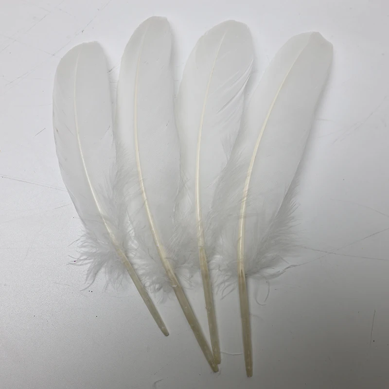 20Pcs Natural Goose Feathers Plumes 15-20cm White Feather Plume for Home Craft DIY Wedding Party Jewelry Decoration Accessories