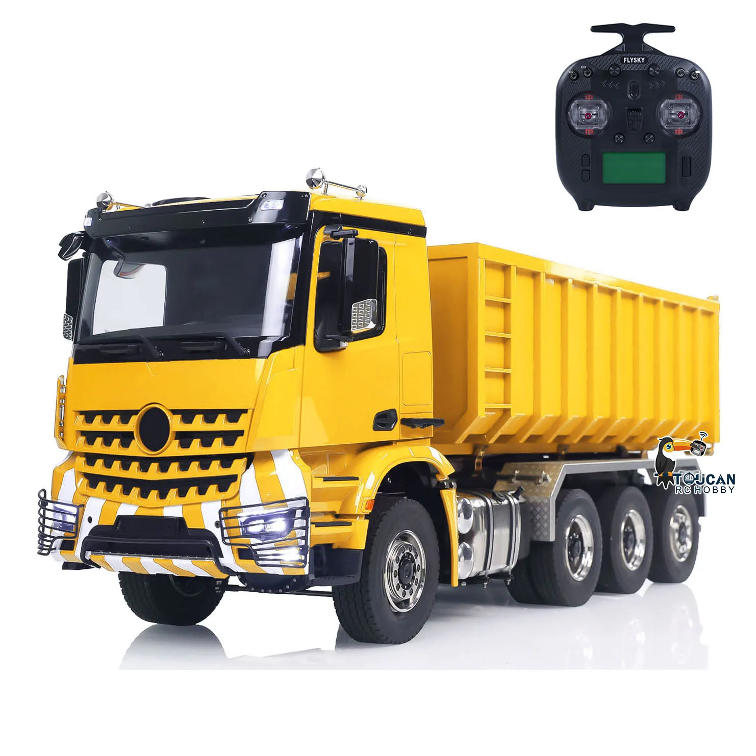 

Игрушки 1/14 RC Гидравлический Самосвал 8x8 Рулонный Полный Самосвал Задний Мост Рулевой Свет Звук Дистанционное Управление Самосвал Автомобили Подарок