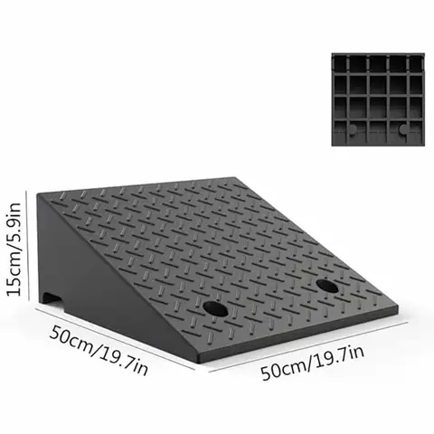 Car Wheel Driveway Ramps, Rubber curb ramp, threshold ramp, step ramp for cars, wheelchairs, motorcycles, garages