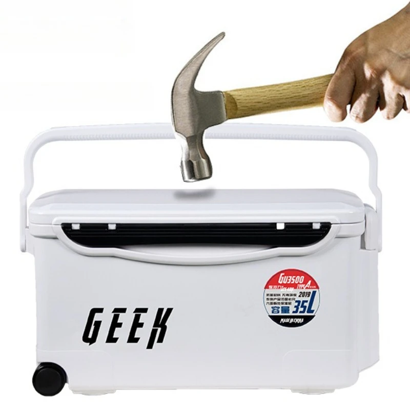 Outdoor Portable Fishing Gear Storage Box Silent Roller Insulation Fishing Boxes Multi-functional Large Capacity Tackle Boxes