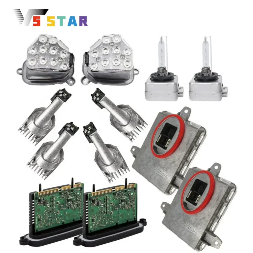 63127262731 63117271899 63117318327 Rear Right + Left Side Xenon Ballast Bulb LED Module Diode Kit For 2011-2013 BMW 535i 550i xDrive 528i