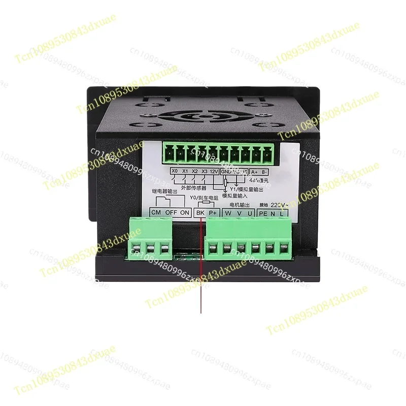 Frequency Converter Electric Inverter 1500W RS485 Add Motor Driver 0.75KW MCU Single Phase Input 220V 3-Phase Output 0.4KW 1.5KW