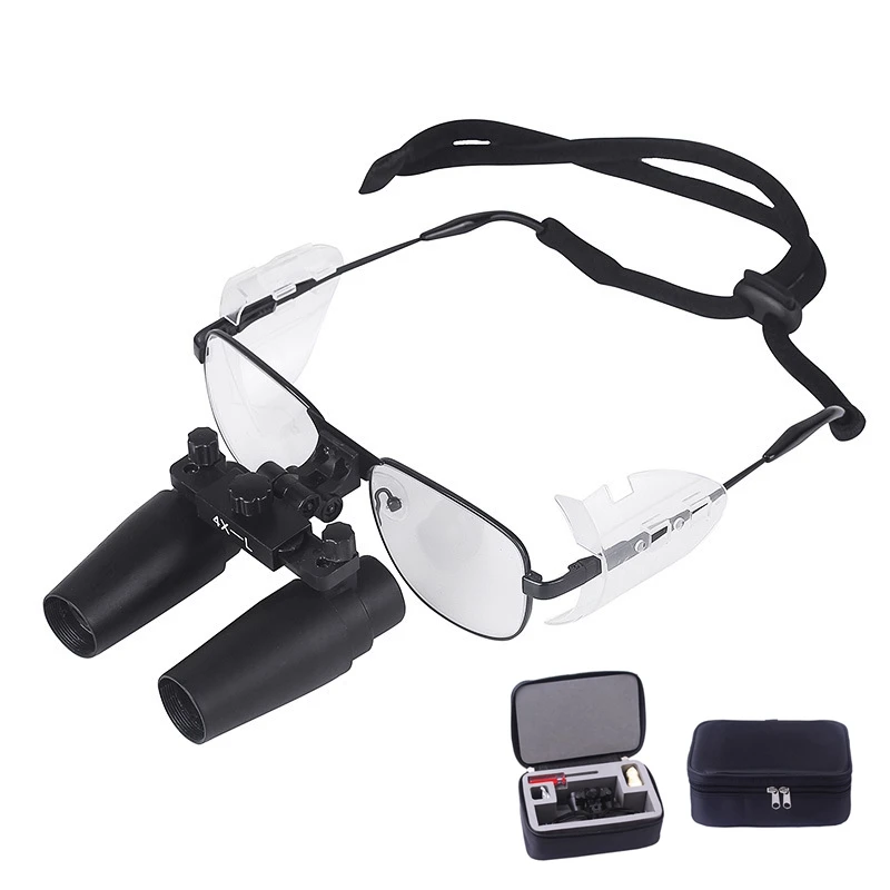 Professional 4X Kepler Dental Loupes Binocular Magnifier Surgical ENT Medical Magnifying Glass Dentistry Orthopedics Lupas