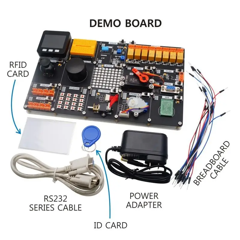 Official SHT30 IoT Demo Board ESP32 Teaching Experiment Kit Sensor Module for Learning Smart Home