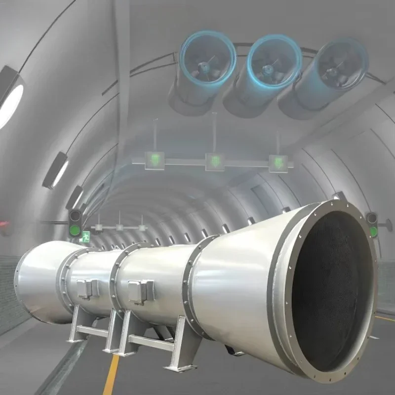 Highway tunnel ventilator, electric tunnel culvert ventilation, automobile exhaust, exhaust fan, tunnel tunnel construction