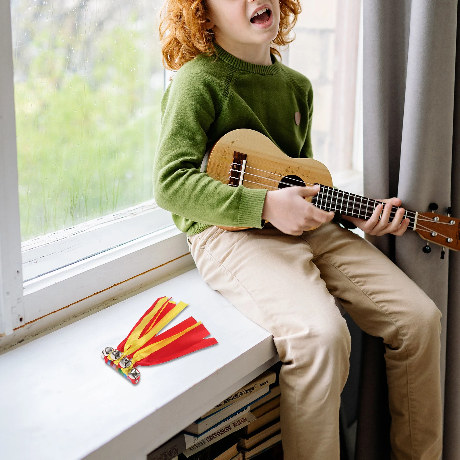 أجراس جرس الشريط للأطفال الجمباز الرقص الدعائم البلاستيك H les قابلة لإعادة الاستخدام آمنة الجمباز اكسسوارات للأطفال صالح مواد النسيج